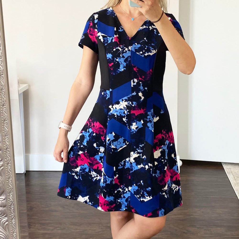 Midi Print Dress